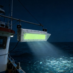 Lámpara de Pesca LED de Alta Potencia 700W, Fabricada en la UE, Señuelo Flotante para Atraer Calamares en el Agua, Luces Verdes para Pesca en el Océano y Mar - Product Image 1