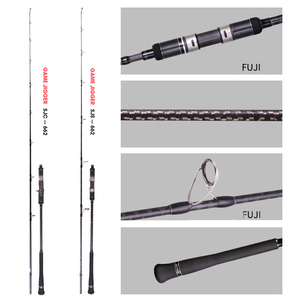 Madmouse 1.98m Jig 60-400g gamejigger Carbon Biển Đại Dương nước mặn cá ngừ Bass que quay đúc <span class=keywords><strong>Rod</strong></span> chậm <span class=keywords><strong>jigging</strong></span> cần câu - Product Image 6