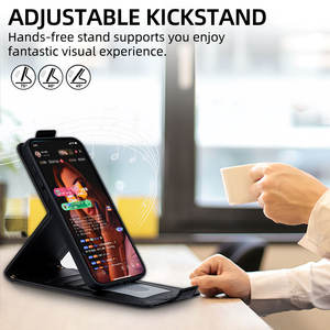 Étui de téléphone portable en cuir PU de luxe, design professionnel, avec porte-cartes magnétique, fonction <span class=keywords><strong>portefeuille</strong></span> pour <span class=keywords><strong>Google</strong></span> <span class=keywords><strong>Pixel</strong></span> 9/8A/7/6 Pro - Product Image 4