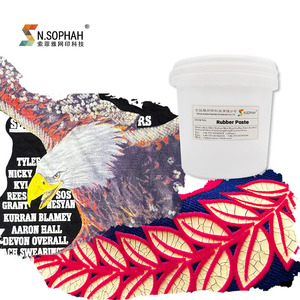 Cao Stretchable vải in ấn Mực in dệt nước dựa trên Mực in màn hình cao su dán - Product Image 3