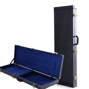 Custodia per Chitarra Elettrica e Basso WC35 RM Personalizzata in Pelle Nera Rigida con Rivestimento in Spugna da 15mm Impermeabile e Antiurto - Product Image 4