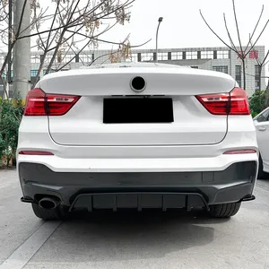 Diffuseur de pare-chocs arrière pour X4 F26 M Sport 2014-2018, lame de spoiler, plaque de protection, garniture extérieure, canards, kits carrosserie, pièces automobiles - Product Image 3