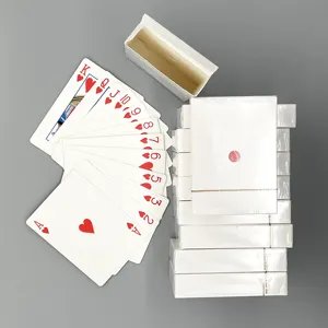 Cartas de póker de PVC de alta calidad, cartas de póker de plástico 100%, impermeables y opacas
