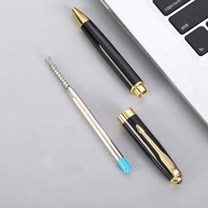Bolígrafo de Metal con Logotipo de Lujo Parker Negro, Plateado y Rojo, Regalo para Oficina y Escuela, Regalos Promocionales Personalizados - Product Image 5