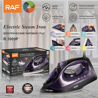 Fer à repasser vapeur RAF de nouvelle qualité, semelle en céramique, fer à vapeur pour vêtements, fer électrique avec fonction d'auto-nettoyage