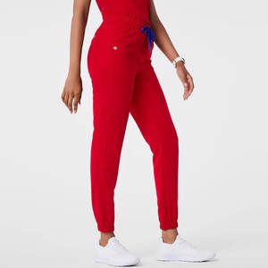 Bestex Custom Slim girocollo a costine Kit per allattamento pantaloni da jogging a vita alta scrub Medical scrub set uniformi - Product Image 5