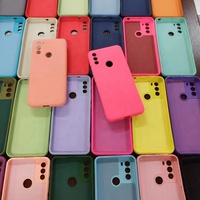 Étuis en silicone de 2.0mm pour infinix/xiaomi 12/samsung a13, housse de téléphone avec tissu intérieur, plusieurs couleurs, prix d'usine