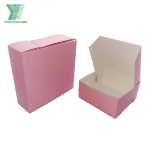 Cheap Price Wholesale Custom Folding Paper Food Grade Cardboard Box Mini Donuts Cake Packaging Box