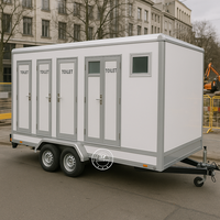 Luxe 8.5m événements en plein air mariage toilettes publiques Portable douche maison Portable toilettes toilettes remorques