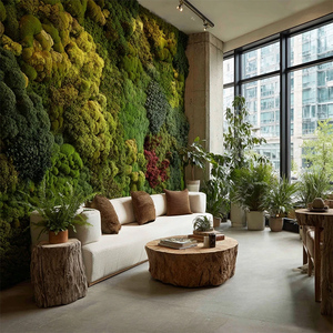 Paneles de Pared de Musgo Preservado Personalizados de Fábrica, Arte de Pared de Musgo Natural Ecológico para Decoración de Paredes de Musgo en el Hogar, Oficina Comercial, Hotel - Product Image 2
