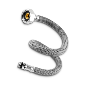 Tuyau en métal flexible tressé tuyau d'entrée d'eau tuyau d'eau chaude et froide connexion de toilette pour robinet de cuisine de salle de bain - Product Image 2