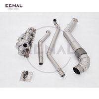 Kit de collecteur d'échappement T4 avec isolation pour BMW Gen2 B58 G42 240i G20 340i G22 440i G30 540i – Amélioration des performances