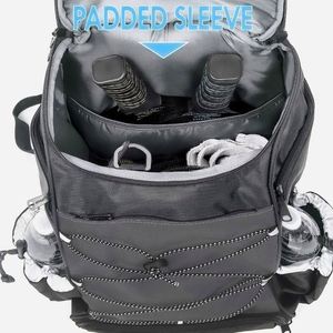 Échantillon gratuit : Sacs de pickleball noirs grande capacité pour hommes ou femmes avec porte-balles de pickleball - Product Image 5