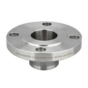 High Pressure 304 2'' Class 1500 2500lb Welding Pipe Stainless FF RF Weld Neck Flange