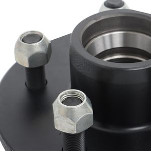 Kit de moyeu de remorque Pengyuan 5 trous 4,5 pouces + broche 3500 lb avec bride pour essieu de remorque - Product Image 3