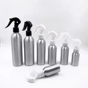 30ML-500ML Aluminum Bottle Empty Pump Sprayer Mist Spray Refillable Bottles Water Spray Bottle