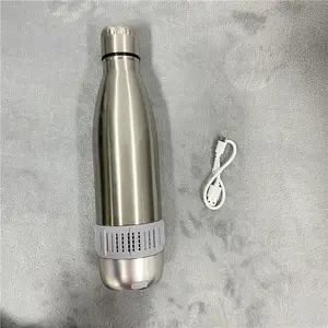 500ml wireless speaker smart USB charging music playing Intelligent audio 17oz sport smart water bottle for drinking
