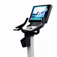 JW-NY411S Kommerzielles Standfahrrad mit 15,6-Zoll-Farbdisplay, EMS-Selbstgenerierendes Fitness-Heimtrainer
