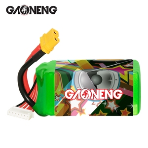 GAONENG GNB 1400MAH <span class=keywords><strong>22.2V</strong></span> <span class=keywords><strong>6S</strong></span> 120C XT60 HV 고전압 드론 FPV 경량 새로운 모델 높은 C 속도 <span class=keywords><strong>LIpo</strong></span> 배터리 - Product Image 4