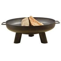Table de foyer extérieur de taille personnalisée de style brésilien Structure en acier galvanisé avec des motifs uniques pour les barbecues de jardin