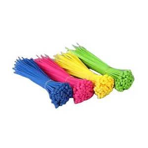 Kleurrijke Plastic Uv Zelfborgende Nylon Kabelbinders Draad Organisator Kabel Zip