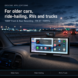 10,25 Zoll Kabelloses CarPlay & Android Auto Tragbares Auto-Display Rückfahrkamera <span class=keywords><strong>MP3</strong></span>/MP4-Player SD-Karte - Product Image 4
