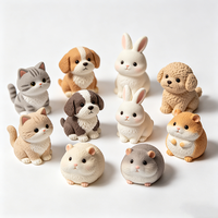 Mini Figuras de Acción de Animales de Resina, Diseño Novedoso, Juguetes de Plástico para Niños