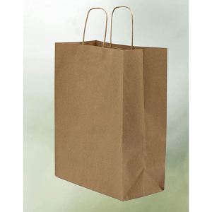 Bolsas de Papel con Asas, Pequeñas, de Kraft, para Regalos, Compras, Boutiques, Tiendas Minoristas, Cumpleaños, Joyería - Product Image 2