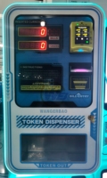 Mesin penjual otomatis mainan kapsul gacha logam WANGERBAO Jepang, beroperasi dengan koin, layanan OEM pabrik dengan mesin token.