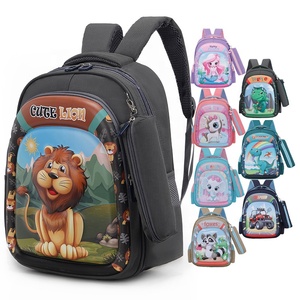 Sacs à dos imperméables HANGJIANG pour écoliers, sacs de voyage d'extérieur, sacs d'école à motif de dessin animé pour enfants garçons et filles - Product Image 1