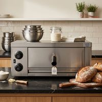 Four à sole électrique industriel multifonctionnel 2026 en acier inoxydable à économie d'énergie avec minuterie manuelle pour boulangerie, pain, pâtisseries et pizzas