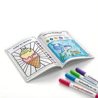 Produits très demandés : Livre de coloriage personnalisé en gros, mignon et confortable, pour enfants et adolescents, impression 20 pages, livre de dessin audacieux et facile