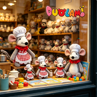 Peluche OEM de haute qualité en tissu doux pour enfants, idéale comme cadeau promotionnel d'entreprise