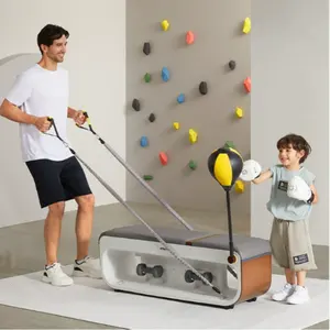 Logotipo personalizado Indoor Smart Free-Fit multifunción Fitness Bench Home Gym Workout Back Piernas Ejercicio Estación de entrenamiento Características
