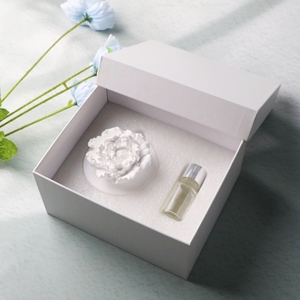 Hoa trắng gốm sứ khuếch tán mùi thơm đá Tinh dầu làm mát không khí thạch cao đặt phòng hương thơm - Product Image 6