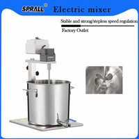 SPALL Moteur Électrique Agitateur Peinture Colle Agitateur Détergents Liquides Nettoyants Savon Faisant La Machine Mélangeur Mélangeur En Acier Inoxydable