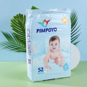 PIMPORO High Quality Soft Disposable Non-Woven Baby Diapers Leak Guard <b>Magic</b> <b>Tape</b> Eco-Friendly Fabric 3D Leak Prevention Custom - Product Image 3