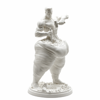 Sculpture d'art contemporaine en résine faite à la main, représentant une femme sculptant son propre corps, figurine de transformation corporelle pour décoration de galerie et de maison