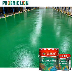 Эпоксидная краска на водной основе Phoenix Lion для полов складских стеллажей, устойчивая к воздействию вилочных погрузчиков и тележек - Product Image 3