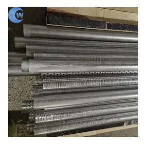 Vente d'usine tube filtrant/cartouche filtrante/tube filtrant en acier inoxydable filtre à mailles en acier inoxydable tuyau perforé