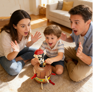 Juguetes <span class=keywords><strong>de</strong></span> Plástico <span class=keywords><strong>de</strong></span> Piratas para Niños <span class=keywords><strong>de</strong></span> 4 a 14 Años, para Reuniones Familiares, Interacción Padres-Hijos, Coordinación Mano-Ojo, con Función <span class=keywords><strong>de</strong></span> Rebote - Product Image 5