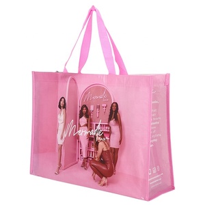 Hot Sale Eco-Friendly Custom Tote Bag Plastic Free Recycled RPET Shopping Bag with Custom Logo Printed