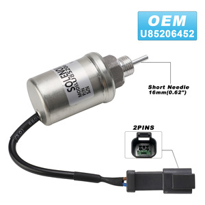 โซลินอยด์วาล์ว U85206452 12V เข็มสั้น 16 มม. สำหรับรถยก รถขุด ตัดน้ำมันเครื่องยนต์ - Product Image 4