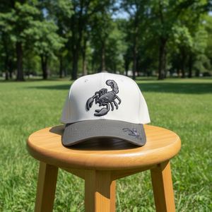Gorra de Béisbol Beige Bicolor con Bordado 3D Vintage, Estilo Deportivo Casual para Exteriores, Visera Ligeramente Curvada, Ajustable con Letras, para Adulto, 100% - Product Image 2