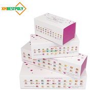 Boîtes d'emballage en papier pour macarons, biscuits, desserts, beignets, avec logo personnalisé imprimé, boîte à tiroir coulissant