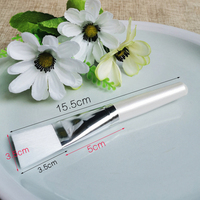 Pinceaux de maquillage professionnels, vente en gros, grande taille, haute qualité, OEM, cheveux personnalisés, Style en bois, brosse douce de maquillage pour le visage