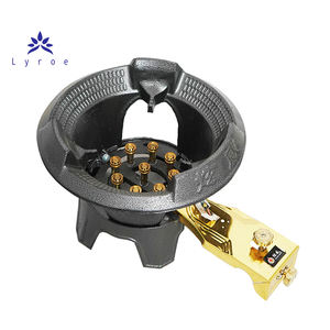 Çin düşük fiyat LPG ağır yüksek basınçlı tek dökme demir gaz ocağı <span class=keywords><strong>Wok</strong></span> soba pişirme için - Product Image 6