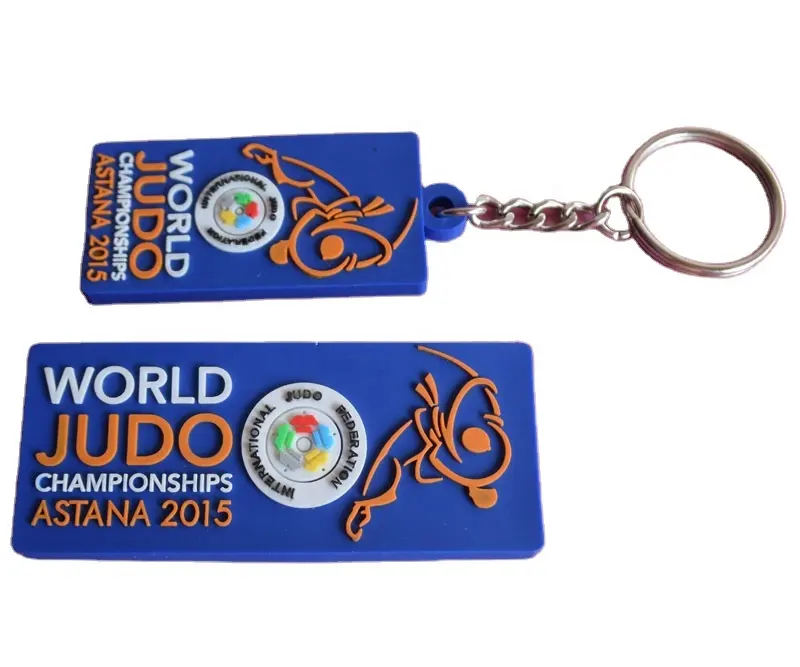 World JUDO championships Astana rubber key chain