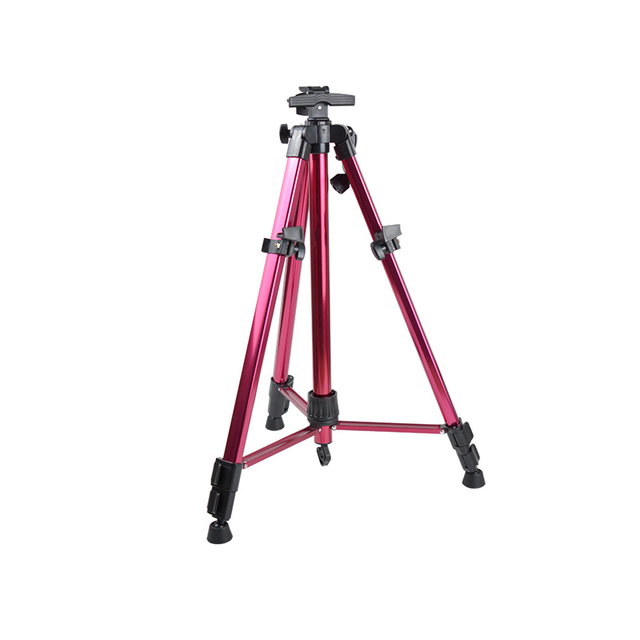 Aluminum Metal Tripod Display Easel Adjustable Height Artist Painting Easel Stand with Customized Color and Portable Bag