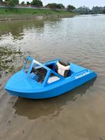 Mini bateau jet ski électrique exclusif Choix de ski nautique en fibre de verre Options de moteur 2 temps